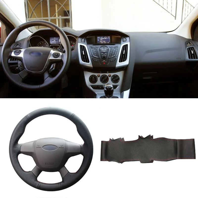 Brand New DIY Sewing-on PU Leather Steering Wheel Cover Exact Fit For Ford Focus 2012-2014 KUGA Escape 2013-2016
Brand New DIY Sewing-on PU Leather Steering Wheel Cover Exact Fit For Ford Focus 2012-2014 KUGA Escape 2013-2016