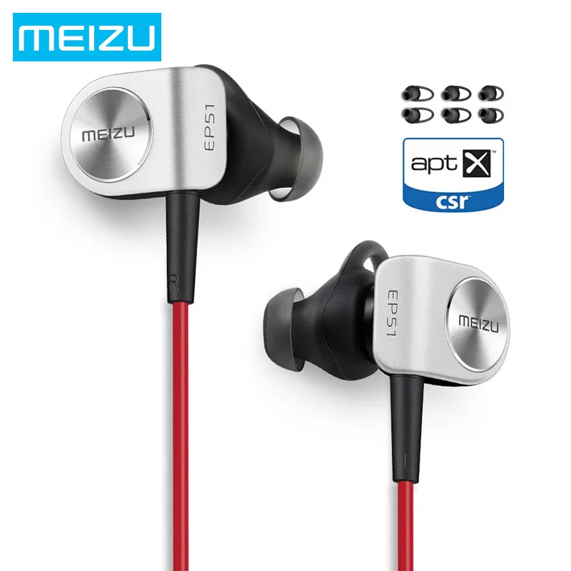 Original Meizu EP51 Wireless Bluetooth Earphone Stereo Headset Waterproof Sports Earphone With MIC Microphone Supporting Apt-X
Original Meizu EP51 Wireless Bluetooth Earphone Stereo Headset Waterproof Sports Earphone With MIC Microphone Supporting Apt-X