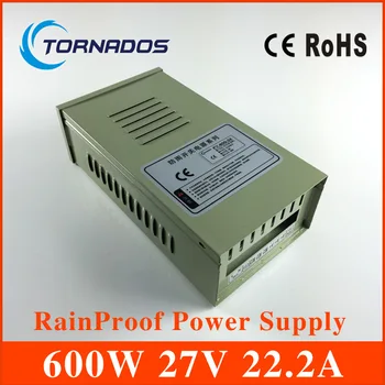 27V 600W Rainproof Switching Power Supply AC-DC Universal Regulated 110V or 220V outdoor Adapter For LED Strip light FY-600-27
27V 600W Rainproof Switching Power Supply AC-DC Universal Regulated 110V or 220V outdoor Adapter For LED Strip light FY-600-27