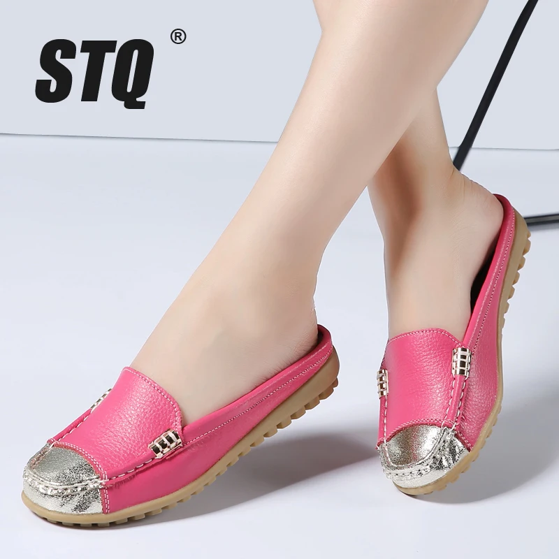 STQ 2019 Autumn women flip flops cow leather sandals shoes ballet slippers slip on round toe comfort sandals nurses shoes 7703
STQ 2019 Autumn women flip flops cow leather sandals shoes ballet slippers slip on round toe comfort sandals nurses shoes 7703