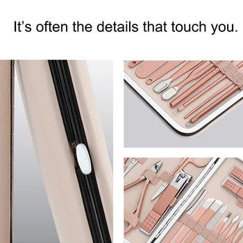 7/10/16/18pcs Pro Manicure Set Nail Kit Nail Art Tools All For Manicure Sets Pedicure Care With Pusher Ingrown Nail File Polish
7/10/16/18pcs Pro Manicure Set Nail Kit Nail Art Tools All For Manicure Sets Pedicure Care With Pusher Ingrown Nail File Polish