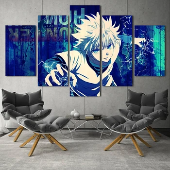 Home Decor Prints Painting 5 Panel Hunter X Hunter Pictures Animation Wall Art Modular Canvas Poster Modern Bedside Background
Home Decor Prints Painting 5 Panel Hunter X Hunter Pictures Animation Wall Art Modular Canvas Poster Modern Bedside Background