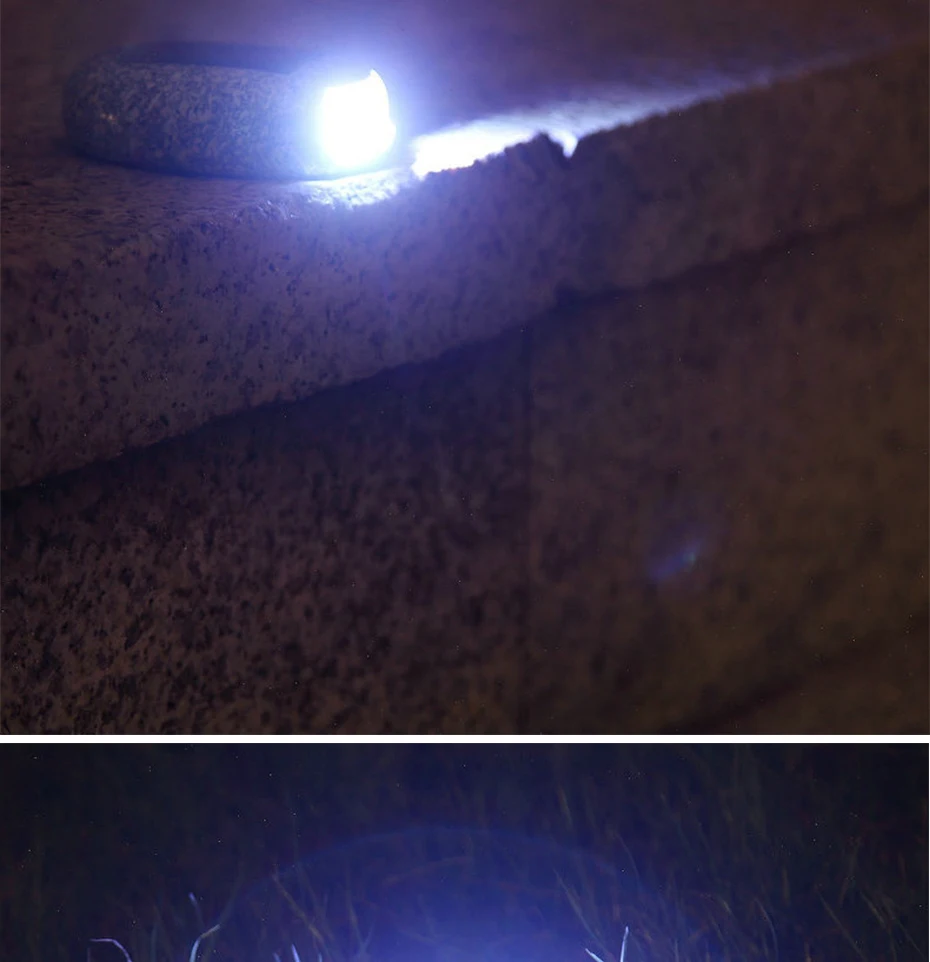 Solar Light For Garden Decoration Outdoor Path light Pebbles Stones LED Rock Light Waterproof Driveway Walkway Solar Stones Lamp 8