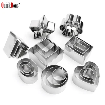 QuickDone 24Pcs Cake Molds Set Stainless Steel Various Shapes Cookie Cutter DIY Biscuit Mold Dessert Baking Pastry Tools AKC5381
QuickDone 24Pcs Cake Molds Set Stainless Steel Various Shapes Cookie Cutter DIY Biscuit Mold Dessert Baking Pastry Tools AKC5381