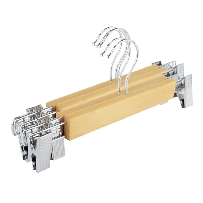 5pcs Natural Wood Hangers Clothes Storage Hanger Wood Bottom Hangers with Adjustable Clips Wooden Pant Skirt Hangers
5pcs Natural Wood Hangers Clothes Storage Hanger Wood Bottom Hangers with Adjustable Clips Wooden Pant Skirt Hangers