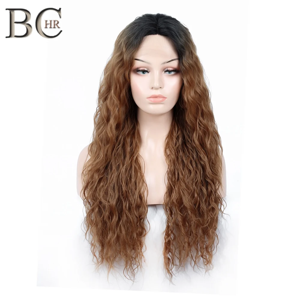 BCHR Ombre 13*4 Lace Front Wig Kinky Curly Blonde Synthetic Wigs For Women Heat Resistant Fiber
BCHR Ombre 13*4 Lace Front Wig Kinky Curly Blonde Synthetic Wigs For Women Heat Resistant Fiber