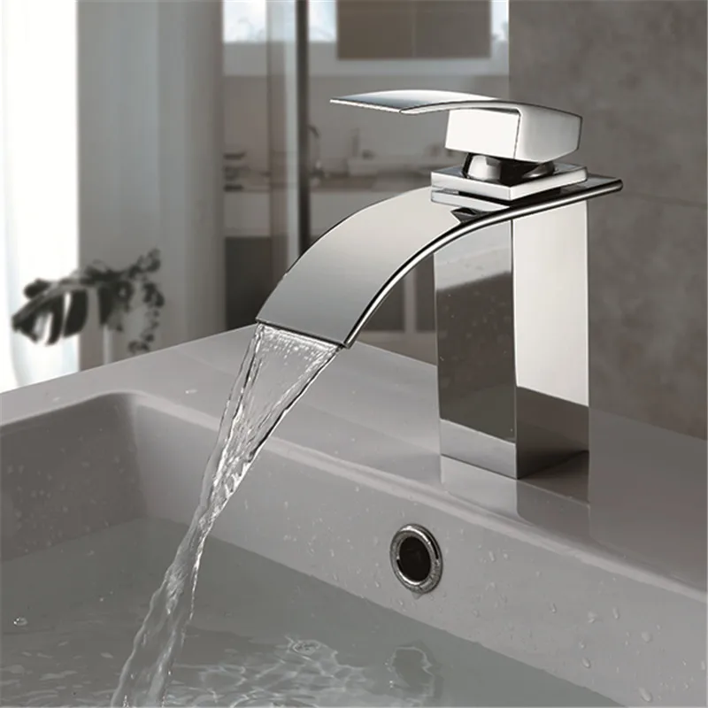 Brand New Polished Basin sink waterfall Tap, single lever single hole Deck Mounted basin waterfall Faucet
Brand New Polished Basin sink waterfall Tap, single lever single hole Deck Mounted basin waterfall Faucet