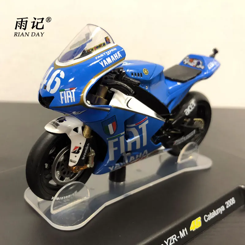 RIAN DAY 1/18 Scale MOTOGP Motorbike Model Valentino Rossi VR46 YAMAHA YZR-M1 CATALUNYA 2008 Diecast Metal Motorcycle Model Toy
RIAN DAY 1/18 Scale MOTOGP Motorbike Model Valentino Rossi VR46 YAMAHA YZR-M1 CATALUNYA 2008 Diecast Metal Motorcycle Model Toy