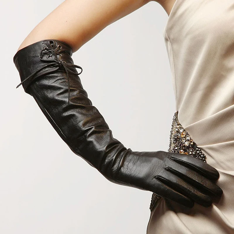 Genuine Long Leather Glove For Women Suede Elegant Gloves Fashion1 Pair/Lots XL L M S 
Genuine Long Leather Glove For Women Suede Elegant Gloves Fashion1 Pair/Lots XL L M S
