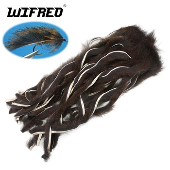 

Wifreo Micro Pine Squirrel Strips Zonker Fly Tying Matukas Hook size 4 6 8 Small Size Streamer Fying Material Nature Color