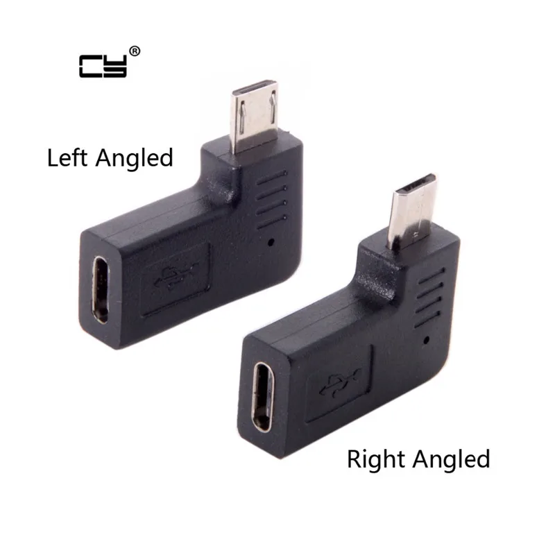 Type-C Female to Micro USB 2.0 5Pin Male Data Adapter 90 Degree Left & Right Angled Type c
Type-C Female to Micro USB 2.0 5Pin Male Data Adapter 90 Degree Left & Right Angled Type c