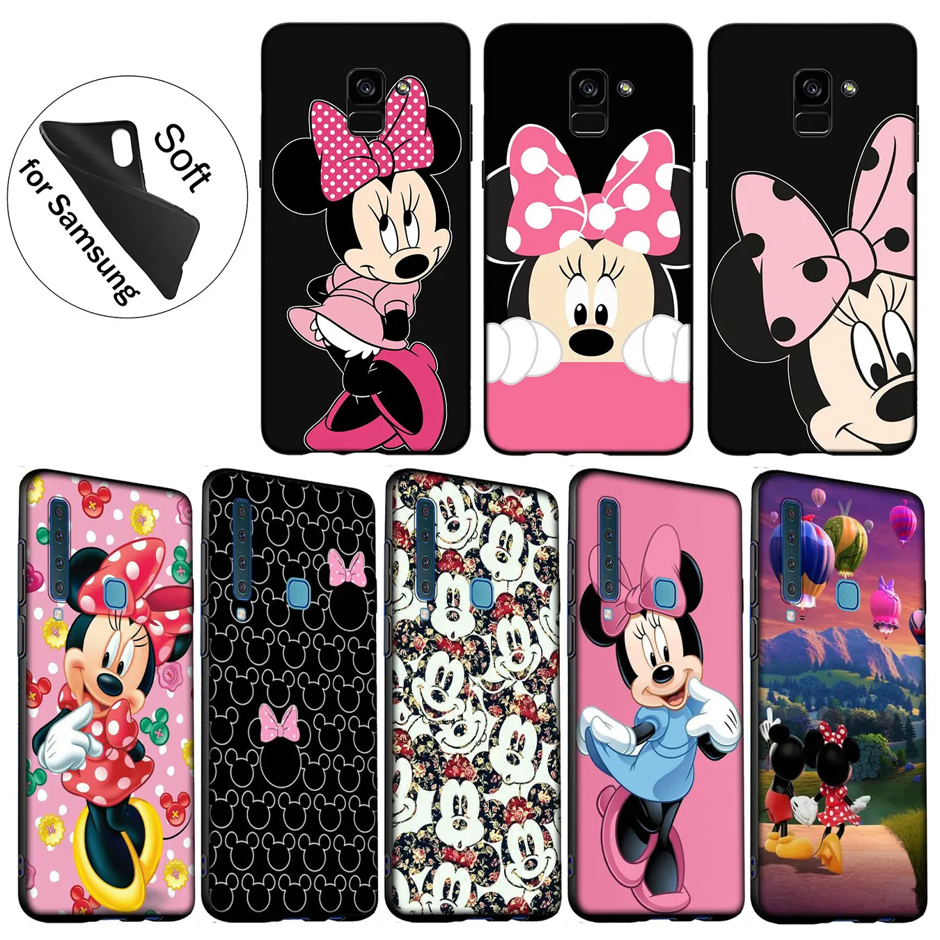 IYICAO Minnie Mickey Mouse Soft Silicone Cover Case for Samsung Galaxy A6 Plus A9 A8 A7 2018 A3 A5 2016 2017 Cases Note 9 8
IYICAO Minnie Mickey Mouse Soft Silicone Cover Case for Samsung Galaxy A6 Plus A9 A8 A7 2018 A3 A5 2016 2017 Cases Note 9 8