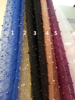 JIANXI.C-10911 Nigerian Tulle Lace Fabrics beaded Embroidered Mesh Lace Fabric 
JIANXI.C-10911 Nigerian Tulle Lace Fabrics beaded Embroidered Mesh Lace Fabric
