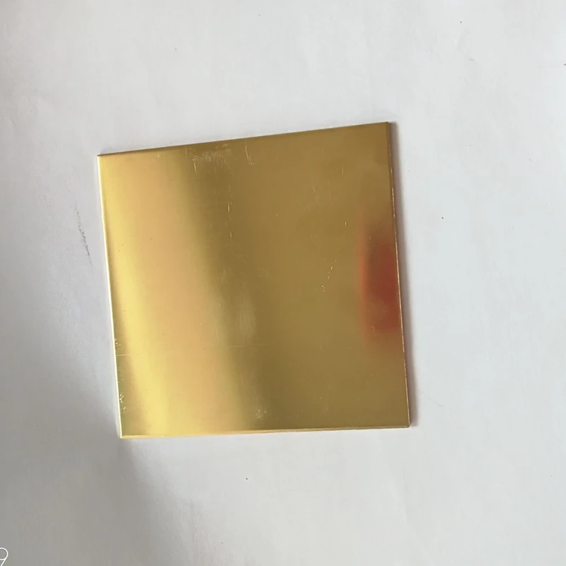 

100*100*2mm high tenacity Brass Plate Building Manual material DIY repair Computer use tools brass block sheet pieces