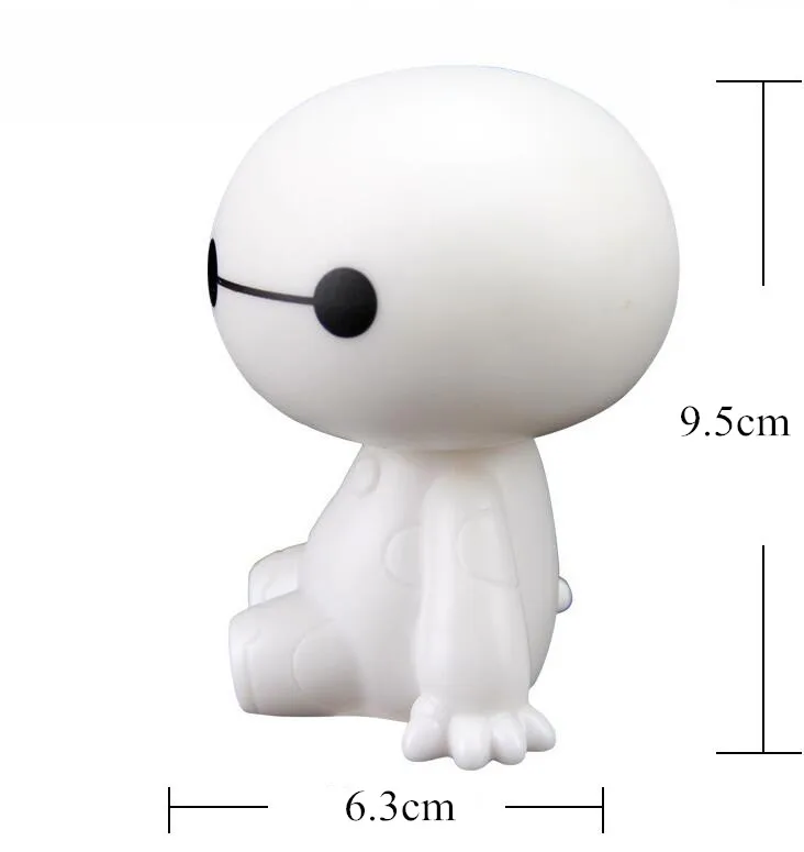 Bobblehead Baymax Figurine Car Dash Ornaments Cute Shaking Head Toys For Car Vehicle Auto Dashboard Decoration Balloon Interior Bobblehead Baymax Figurine Car Dash Ornaments Cute Shaking Head Toys For Car Vehicle Auto Dashboard Decoration Balloon Interior