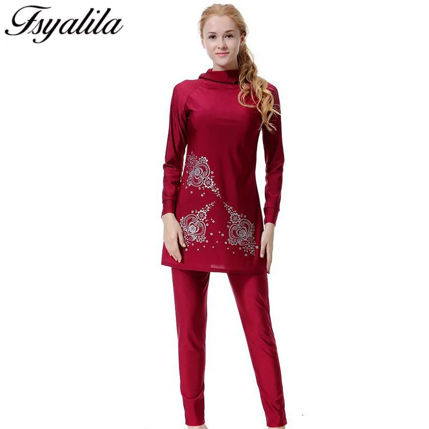 Floral Print Muslim Swimwear Women's Islamic Swimsuit Arab Female Hijab Swimsuit Full Coverage Modest Clothing Beach Wear Hooded
Floral Print Muslim Swimwear Women's Islamic Swimsuit Arab Female Hijab Swimsuit Full Coverage Modest Clothing Beach Wear Hooded