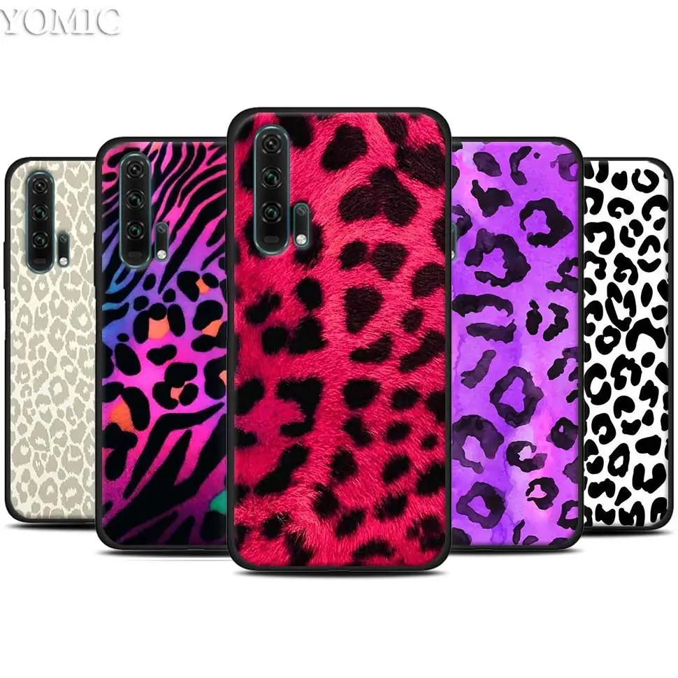 Leopard Print Black Silicone Case for Huawei Honor 20 Pro 10 20 Lite 20i V20 8X 8C 8A 8S Play Enjoy 9e 9s Case
Leopard Print Black Silicone Case for Huawei Honor 20 Pro 10 20 Lite 20i V20 8X 8C 8A 8S Play Enjoy 9e 9s Case
