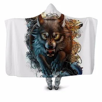 Sharp Teeth Wolf 3D Printed Sherpa Hooded Blanket Couch Quilt Cover Travel Children Velvet Plush Throw Fleece Blanket Bedspread
Sharp Teeth Wolf 3D Printed Sherpa Hooded Blanket Couch Quilt Cover Travel Children Velvet Plush Throw Fleece Blanket Bedspread