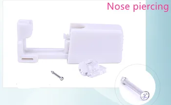 HENGKE Nose Stud Piercer Gun Ear Piercing Tool Kit Disposable Easier Safe Sterile Earring 316L Stainless Steel Crystal Gem 0.8m 
HENGKE Nose Stud Piercer Gun Ear Piercing Tool Kit Disposable Easier Safe Sterile Earring 316L Stainless Steel Crystal Gem 0.8m