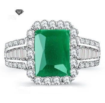 YaYI Jewelry Fashion Princess Cut 4.4CT Green Zircon Silver Color Engagement Rings wedding Rings Party Rings
YaYI Jewelry Fashion Princess Cut 4.4CT Green Zircon Silver Color Engagement Rings wedding Rings Party Rings