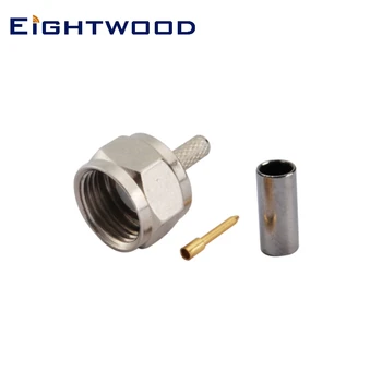 Eightwood F Plug Male Crimp Straight RF Coaxial Connector Adapter for RG316,RG178,RG179,LMR100 Cable 75 Ohm
Eightwood F Plug Male Crimp Straight RF Coaxial Connector Adapter for RG316,RG178,RG179,LMR100 Cable 75 Ohm