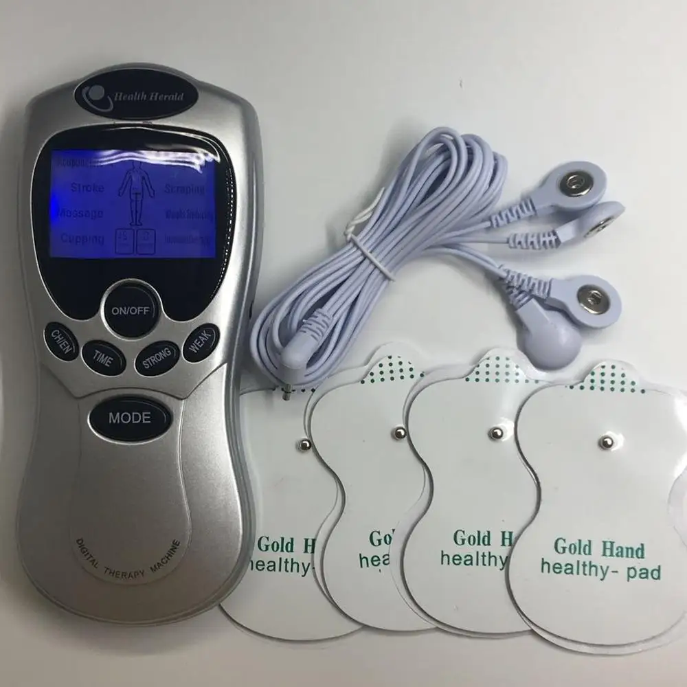 Health Care Digital Therapy Machine LCD Screen Full Body 4 Pads Slim Massager Acupuncture Body Massager Electric Massager
Health Care Digital Therapy Machine LCD Screen Full Body 4 Pads Slim Massager Acupuncture Body Massager Electric Massager