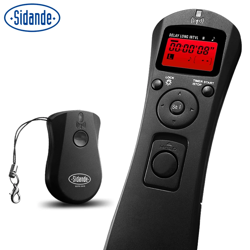 STD RST-7201-3 Wireless timing For Canon 5D36D70D60D delay NIKON Sony SLR camera remote control shutter line
STD RST-7201-3 Wireless timing For Canon 5D36D70D60D delay NIKON Sony SLR camera remote control shutter line