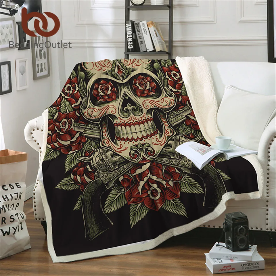 BeddingOutlet Sugar Skull Velvet Plush Reversible Sherpa Blanket Floral Vintage Fleece Blanket Flower Black White Gothic Bedding
BeddingOutlet Sugar Skull Velvet Plush Reversible Sherpa Blanket Floral Vintage Fleece Blanket Flower Black White Gothic Bedding