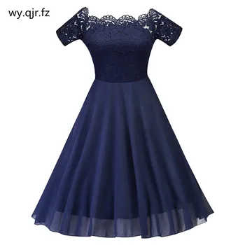 SZSY206#Plus size Boat Neck lace short dark blue Bridesmaid dresses wedding party dress gown prom cheap wholesale women clothing
SZSY206#Plus size Boat Neck lace short dark blue Bridesmaid dresses wedding party dress gown prom cheap wholesale women clothing