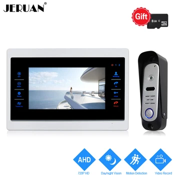 JERUAN 720P AHD HD Motion Detection 7 inch Video Door Phone Unlock Intercom System Record Monitor +HD 110 degree COMS Camera 1V1
JERUAN 720P AHD HD Motion Detection 7 inch Video Door Phone Unlock Intercom System Record Monitor +HD 110 degree COMS Camera 1V1