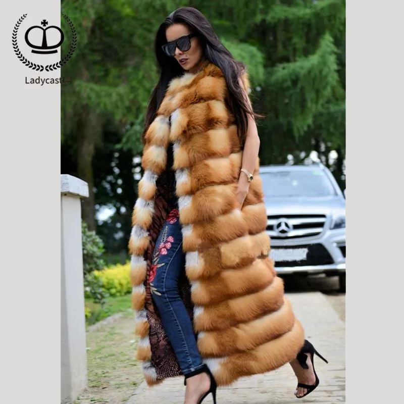 2018 New Style Real Fox Fur Vest X-Long Women Overcoat Winter Real Fur Genuine Jacket Fashion Coat Fur Natural Fox Luxury FC-013
2018 New Style Real Fox Fur Vest X-Long Women Overcoat Winter Real Fur Genuine Jacket Fashion Coat Fur Natural Fox Luxury FC-013