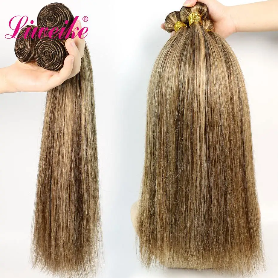 Liweike Color P4/27 Straight Brazilian 100% Human Hair 1 Single Bundle 18 20 22 Inch Silky Thick Extension Remy Weaves Bundles
Liweike Color P4/27 Straight Brazilian 100% Human Hair 1 Single Bundle 18 20 22 Inch Silky Thick Extension Remy Weaves Bundles