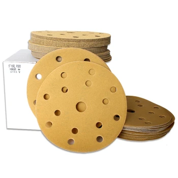 100PCS 6 Inch 150 mm 15 Holes Hook and Loop Abrasive Paper Automotive Sandpaper Wood Sanding Disc for Polishing and Grinding
100PCS 6 Inch 150 mm 15 Holes Hook and Loop Abrasive Paper Automotive Sandpaper Wood Sanding Disc for Polishing and Grinding