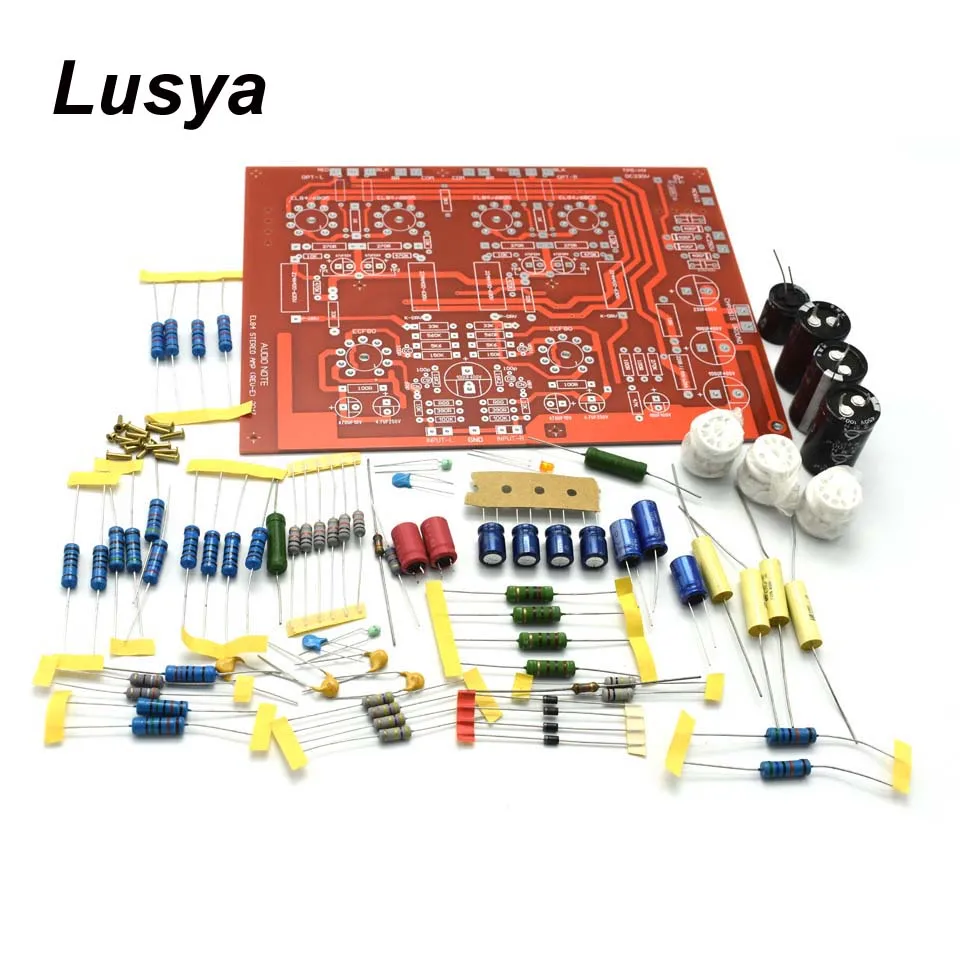 Hi End стерео push pull EL84 усилитель вакуумной трубки PCB DIY Kit и готовая Ref Audio Note PP плата с