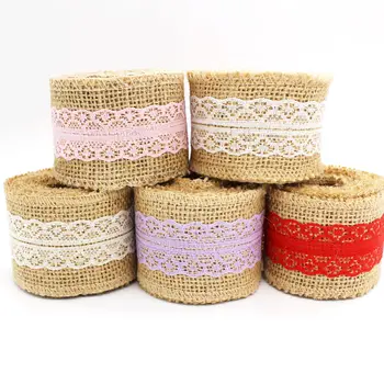 2M Natural Jute Burlap Hessian Ribbon lace Rustic Vintage Wedding decoration Merry Christmas Party decor Supplies gift wrapping
2M Natural Jute Burlap Hessian Ribbon lace Rustic Vintage Wedding decoration Merry Christmas Party decor Supplies gift wrapping