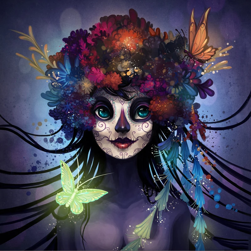 diamond embroidery skull beauty DIY diamond painting flower butterfly fairy mosaic cross stitch crafts painting decorative art
diamond embroidery skull beauty DIY diamond painting flower butterfly fairy mosaic cross stitch crafts painting decorative art