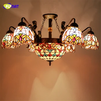 FUMAT Tiffany Stained Glass Lampshade Ceiling Lamps Creative Art Lights For Living Room European Decor Flowers Ceiling Lights
FUMAT Tiffany Stained Glass Lampshade Ceiling Lamps Creative Art Lights For Living Room European Decor Flowers Ceiling Lights