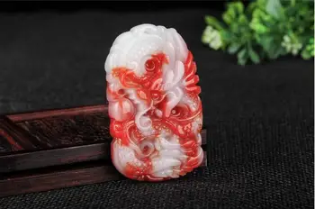 Natural Chicken Blood Jadees Dragon pendant for men/women Hotan Jadees Dragon pendant for gold silk Necklace Pendant
Natural Chicken Blood Jadees Dragon pendant for men/women Hotan Jadees Dragon pendant for gold silk Necklace Pendant