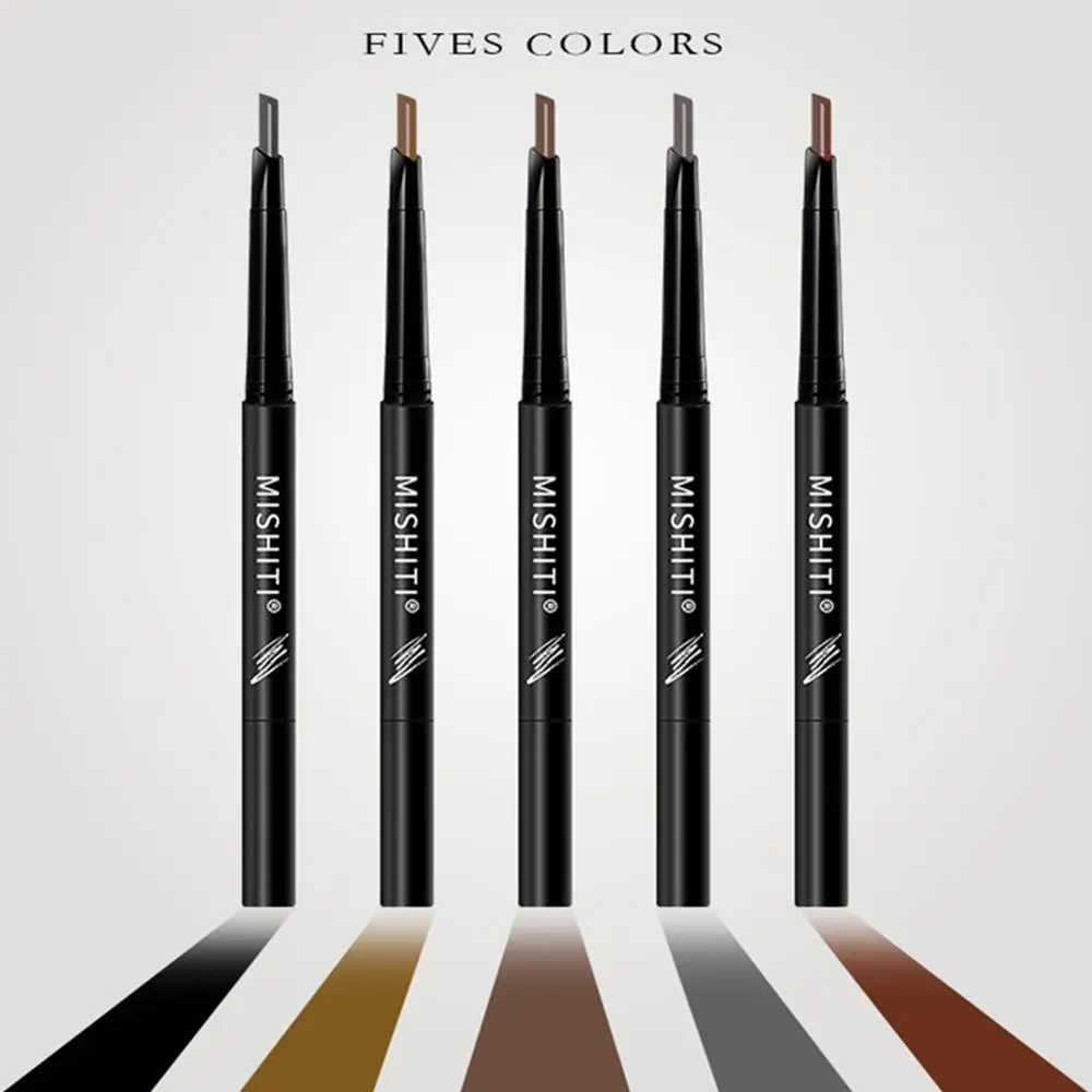 5 Colors Waterproof Double Head Eyebrow Pen Makeup Fine Sketch Long Lasting Super Durable Eye Brow Pencil Natural Eyebrow Pen
5 Colors Waterproof Double Head Eyebrow Pen Makeup Fine Sketch Long Lasting Super Durable Eye Brow Pencil Natural Eyebrow Pen