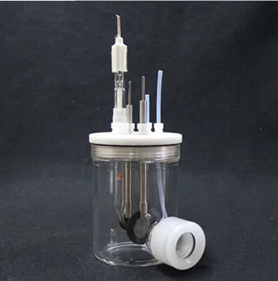 Electrolysis cell, photoelectrocatalysis sealed photoelectrochemical cell, K040-S (sealed type) quartz window.
Electrolysis cell, photoelectrocatalysis sealed photoelectrochemical cell, K040-S (sealed type) quartz window.
