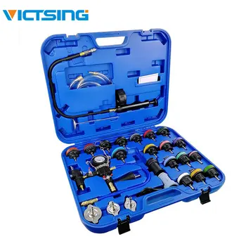 VicTsing 28 PCS Universal Radiator Pressure Tester Kit Coolant Vacuum Type Cooling System Kit with Case
VicTsing 28 PCS Universal Radiator Pressure Tester Kit Coolant Vacuum Type Cooling System Kit with Case