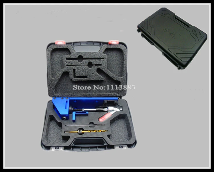 Woodworking Tool Pocket Hole Jig Kit Packed in Plastic Case With Toggle Clamp and 9.5mm 3/8" inch Step Drill Bit
Woodworking Tool Pocket Hole Jig Kit Packed in Plastic Case With Toggle Clamp and 9.5mm 3/8" inch Step Drill Bit