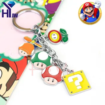 Super Mario Bros Figure Toys Metal Alloy Keychain Mario Luigi Mushroom Key Pendants Key Ring Jewelry For Children Gift
Super Mario Bros Figure Toys Metal Alloy Keychain Mario Luigi Mushroom Key Pendants Key Ring Jewelry For Children Gift