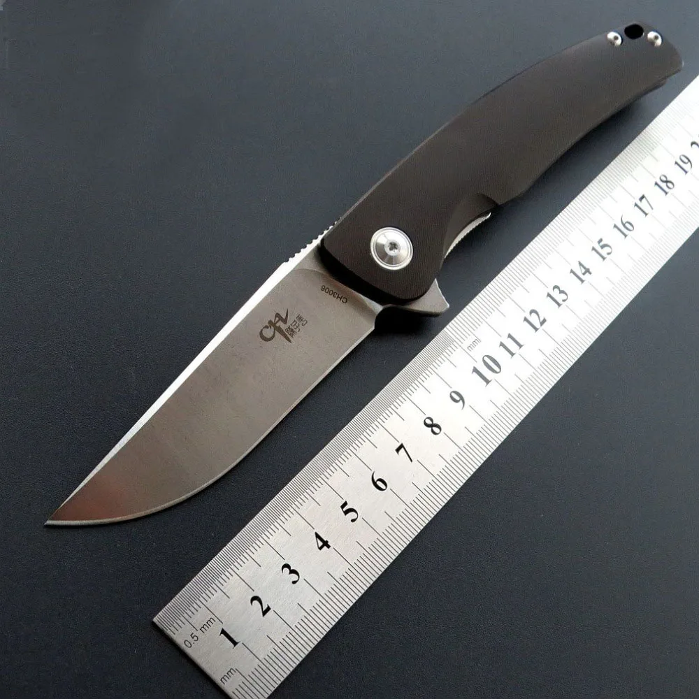 Brave Fighter New CH3006 Flipper knife 154CM steel satin blade folding knife blade 7075 aluminum handle outdoor camping knives
Brave Fighter New CH3006 Flipper knife 154CM steel satin blade folding knife blade 7075 aluminum handle outdoor camping knives