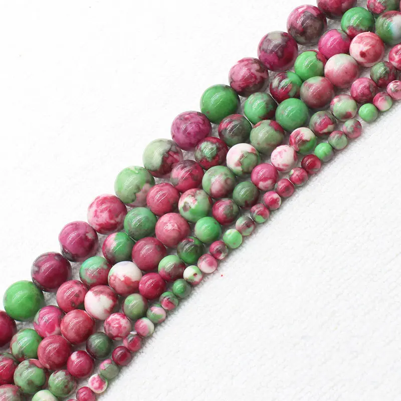 Wholesale 4-12mm Plum&Green Snow Jaspers Round Loose Beads 15" bjf1, For Jewelry making, can mixed wholesale!
Wholesale 4-12mm Plum&Green Snow Jaspers Round Loose Beads 15" bjf1, For Jewelry making, can mixed wholesale!