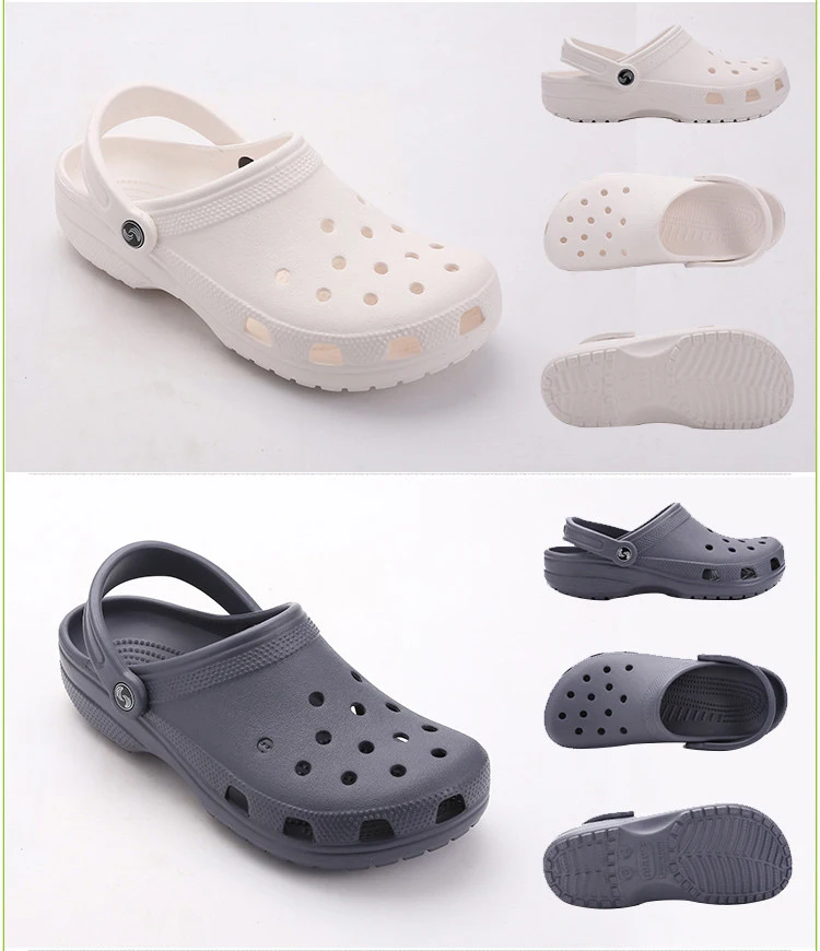 Summer Men's Garden Clogs Sandals EVA Material Fashion Mule Clog For Men Beach Slippers Waterproof Shoes Man  (13)