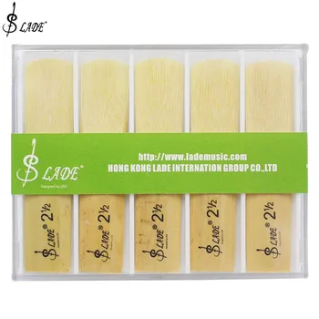 

SLADE 10pcs/box Alto bE Saxophone Reeds Bamboo 2-1/2 Sax Reed Strength 2.5 Musical Instrument Parts & Accessories