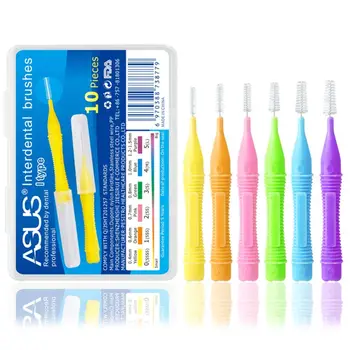 10pcs/lot Interdental Brush Dental Floss Teeth Oral Clean Toothpick Kit 0.4-1.2mm
10pcs/lot Interdental Brush Dental Floss Teeth Oral Clean Toothpick Kit 0.4-1.2mm