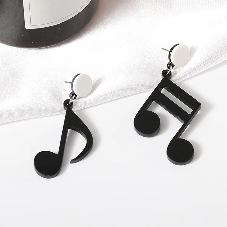 New Fashion Geometric Notes Music Asymmetric Earrings Women's Accessories Ladies Acrylic Musical Note Earrings Party Wholesale
New Fashion Geometric Notes Music Asymmetric Earrings Women's Accessories Ladies Acrylic Musical Note Earrings Party Wholesale