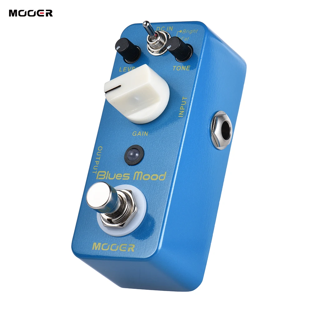 MOOER Blue Mood Blues Style Overdrive Guitar Effect Pedal 2 Modes(Bright/Fat) True Bypass Full Metal Shell
MOOER Blue Mood Blues Style Overdrive Guitar Effect Pedal 2 Modes(Bright/Fat) True Bypass Full Metal Shell